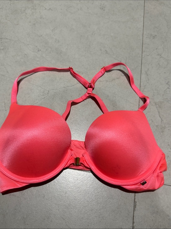 Victoria's Secret Other - Victoria's Secret Neon Coral Push-Up Bra